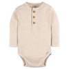Gerber Baby Boys' 2-Pack Bodysuits, Rust Oatmeal Heather, 6-9 Months