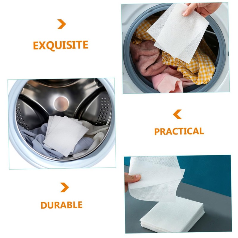 Outanaya Catching Fabric Sheets 48 Sheets of Laundry Absorption Sheets