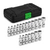 TecoTek 19-Piece 1/4-Inch Drive Universal Joint Socket Set, Swivel Socket