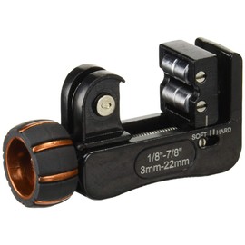 TRUSCO TTC322C Mini Tubing Cutter (with Auto Feed Function), Chrome Plated Blade