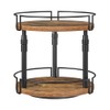 HOOBRO Spice Rack, Kitchen Rack, 2-Tier Height Adjustable, Rotating Spice