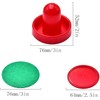 EVERMARKET 1 Set Mini Air Hockey Pushers & Pucks -