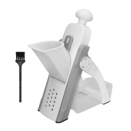 Vegetable Cutter Compact Washable Fruits Cutter Portable Upright Food Chopper for Home Restaurant Grey