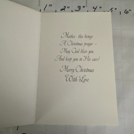 Vintage Christmas Prayer For Mother Beautiful Message Unique Beautiful