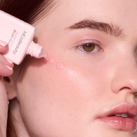 MCoBeauty - Super Glow Blush Drops - Highlighter Makeup - Shimmer Formula with Hyaluronic Acid, White Tea Extract, Cocoa Extract and More - Blush Pink Shade Blush for Cheeks
