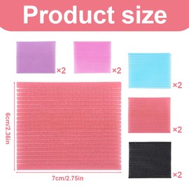 EIROVYA Pull Through Hair Loop Magic Clip - Paste Glue for Hair Toppers, Pony Cycles in Various Colours, Pack of 10, bronze