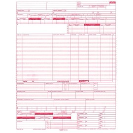 CMS 1450 / UB04 Medical Billing forms (500 Sheets)