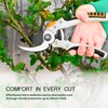 Aluminium Secateurs with SK5 Blade – Heavy Duty Ergonomic Garden