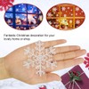 Tuopuda 270 pcs White Snowflakes Window Clings Decal Stickers Christmas