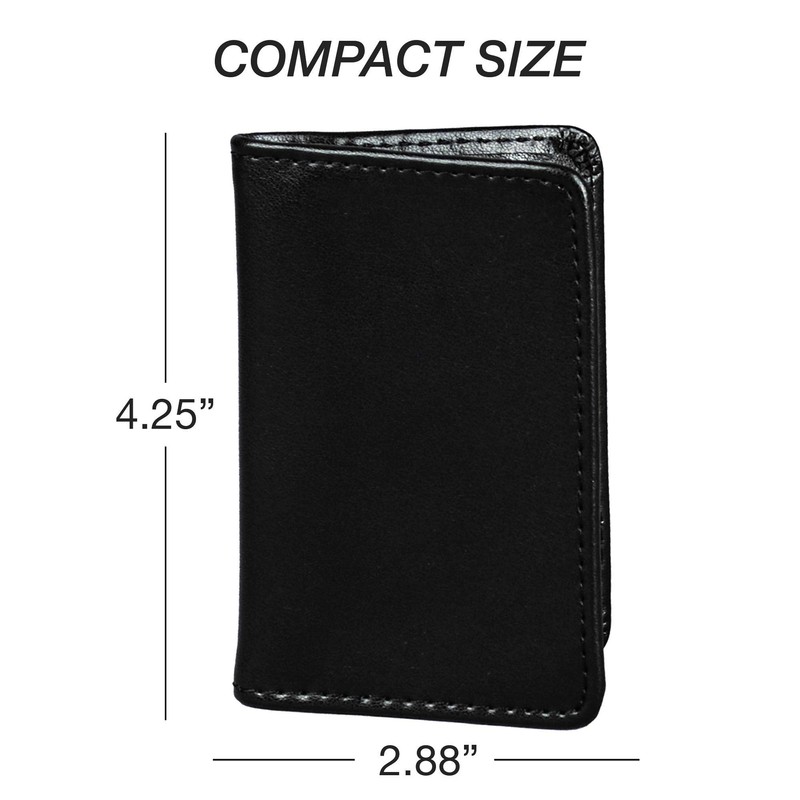 Samsill Samsill 81220 Regal Leather Business Card Holder, Case Holds