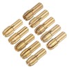 sourcing map 10pcs Brass Collet 0.5-3.2mm Brass Drill Chucks Mini