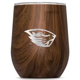 Corkcicle Stemless Wine Tumbler (Oregon State Beavers,Walnut)