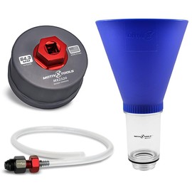 Motivx Tools Oil Filter Wrench, Drain Tool, and Advanced Engine Oil Funnel Set for Toyota & Lexus 2.0L - 5.7L Engines With Cartridge Style Systems