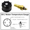 LKRXW Car Oil Temperature Gauge 12V Auto Oil Temp Gauge