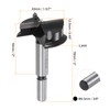 sourcing map Forstner Drill Bit 40mm (1-5/7") Thickened Tungsten Carbide