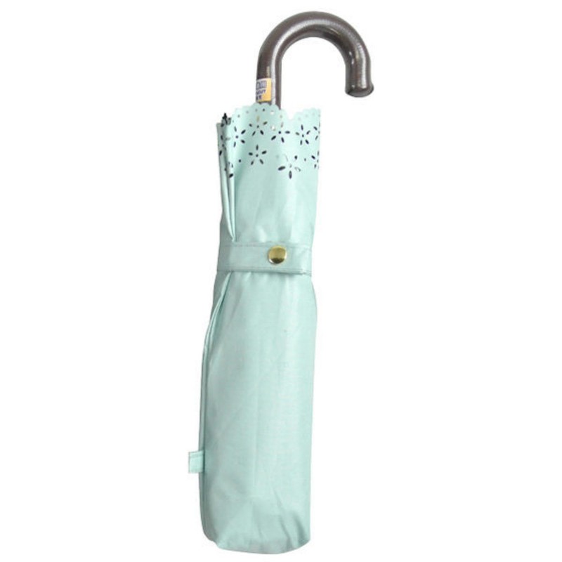 Basic Standard Folding Umbrella, Parasol, Sun or Rain, Women's, Lightweight,
