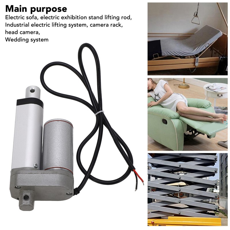 Electric Linear Actuator Aluminum Alloy 50mm Stroke Linear Motion Actuator