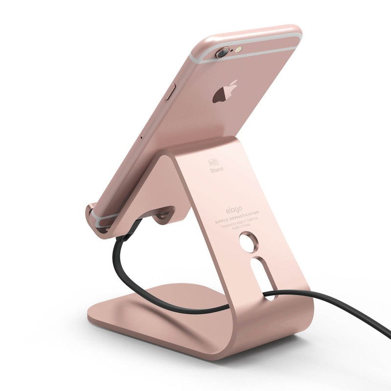 elago M2 Stand [Rose Gold] - [Premium Aluminum][Angled for Video