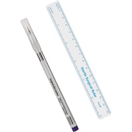 Lápiz Dermatográfico para Cejas, Marcador de Posicionamiento para Tatuajes y Maquillaje, Plástico, Línea Fina 0.5mm, 1 Set para Salones