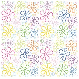 Lotusamber 236PCS Bikini Flowers Bubbles Wall Decals Under The Sea Birthday Party Decorations Colorful Bubble Wall Stickers for Bedroom Bathroom Wall Decor Windows Laptop Decor
