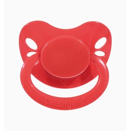 Landofgenie Adult Size Dummy Large Teat Shield Dummy Red