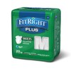 FitRight Plus Adult Briefs with Tabs, Moderate Absorbency, Medium, 32"-42",