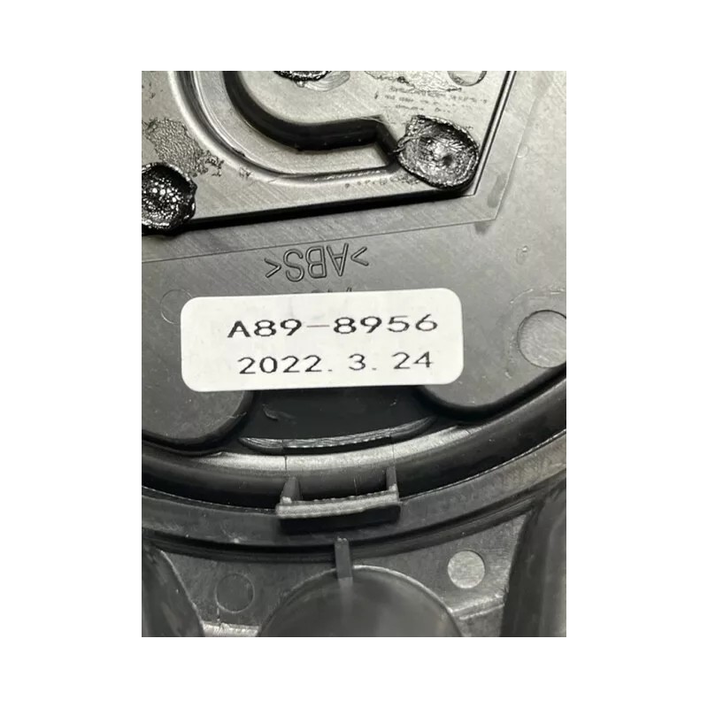 Granite Alloy Satin Black/Gloss Black Logo Wheel Center Cap A89