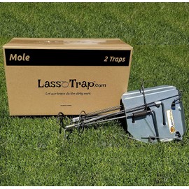 Lasso Trap Gopher & Mole Trap (Priced per Pair) Galvanized & Oil-Hardened Steel; 100+ Years Tested Design; Reusable & Durable PestAnimal Trap Best in Lawn, Yard, Garden, Farm, & All Outdoor Settings