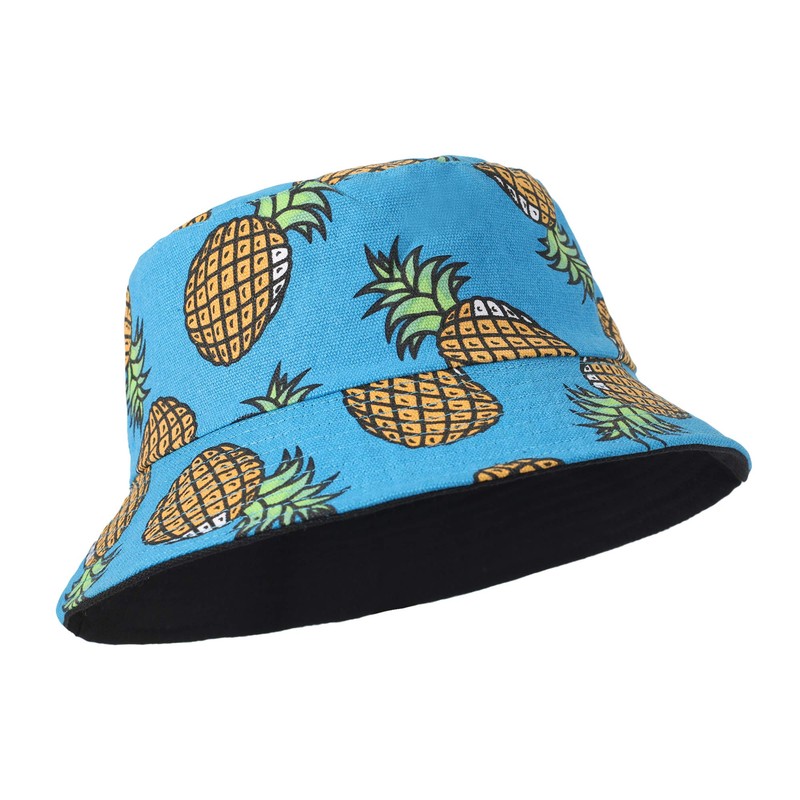 ZLYC Sun Hat Unisex with Fruit Print, Beach Hat, Angler