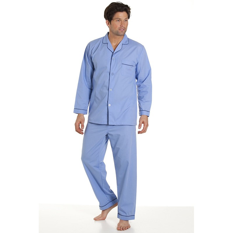 Haigman Gents Poly Cotton Pyjamas 7490 Navy 3XL