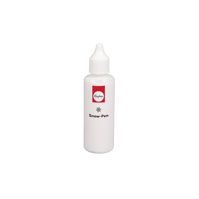 Rayher Snow Pen, snow white, bottle 50 ml, 35084100