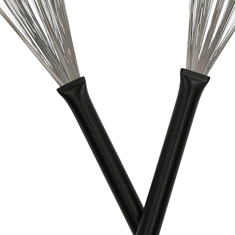 Drum Stick Brush Set Jazz Retractable Metal Wire 5A Bamboo