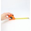 com-four® 2 x Tape Measure with Belt Clip for Household