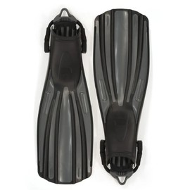 Fourth Element Rec Scuba Diving Fins, Black/Grey, Regular