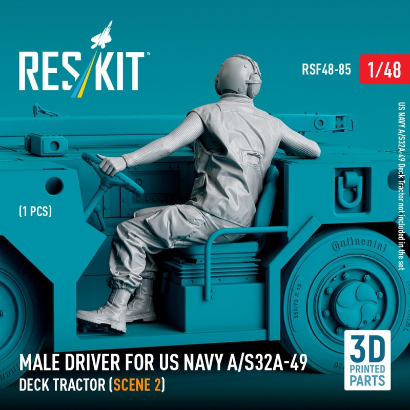Reskit RSKF48-0085 1/48 US Navy A/S32A-49 Driver Type 2 (Men)