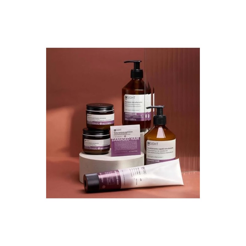 Insight Restructuring Shampoo 350ml Strengthens and Restores Her Shine Glass
