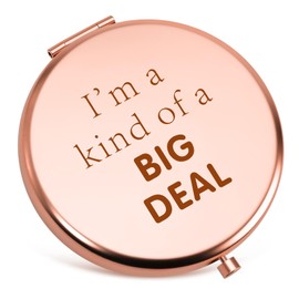 Sarcastic Gifts for Women Compact Mirrors Funny Novelty Gift for Friends Adults Coworkers Boss Humorous Gifts for Her Friendship Christmas Birthday Gift for Her Friend Coworkers Folding Makeup Mirror