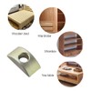 XINGSUI Pack of 40 Half Moon Washers, Screw Nut Connection