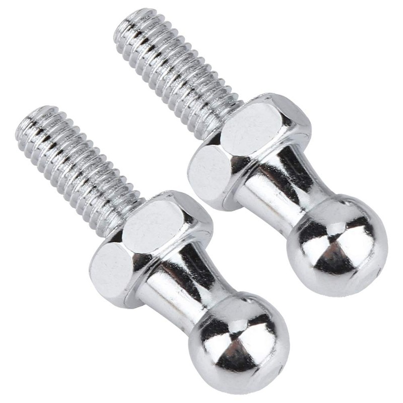 Ball Stud, Fydun 2 Pieces Ball Bolts Galvanised Steel 10