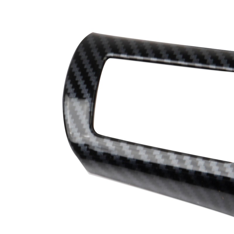 Korlot Carbon Fiber Style Steering Wheel Trim Accessories for 2008-2010