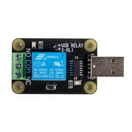 Latest USB Relay Module 1ch 1 Channel No Driver Required Easy Operation (Simply Send Commands in Text Format via Serial Communication to Turn ON/OFF) Can Drive up to 250VAC 10A USB Control Switch