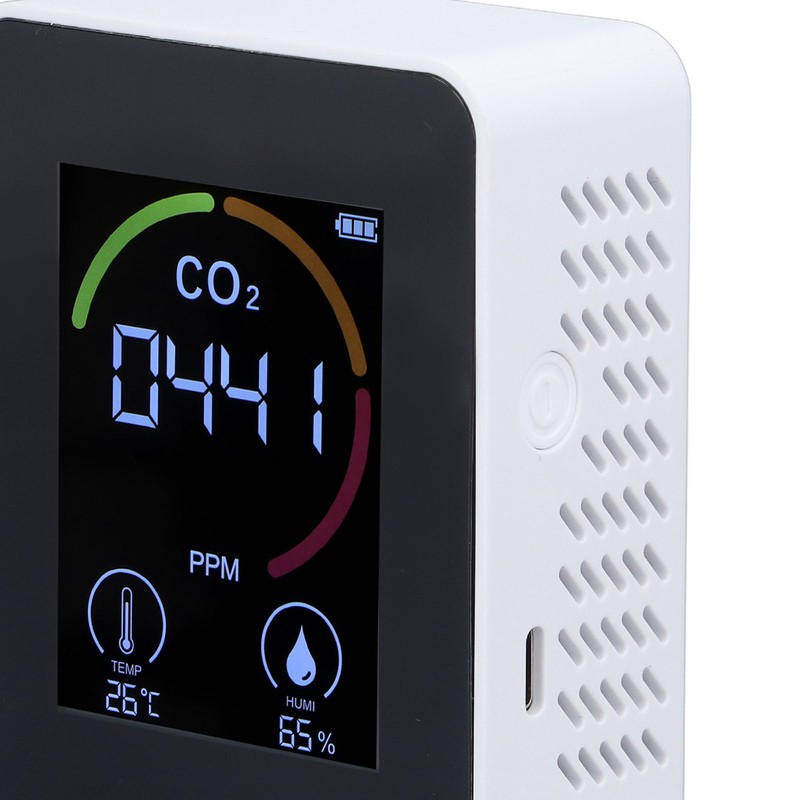 Digital Air Quality Monitor Carbon Dioxide Detector CO2 Tester Temperature