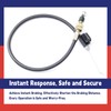 Dusledel 064-8057-17 Lawn Mower Brake Cable Replacement for Bad Boy