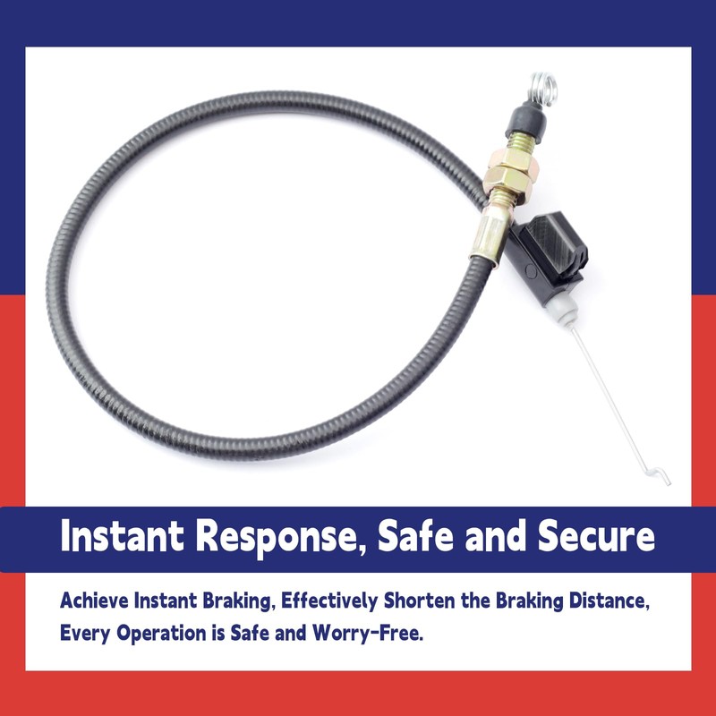 Dusledel 064-8057-17 Lawn Mower Brake Cable Replacement for Bad Boy