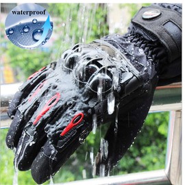 RunSnail Motorcycle Gloves Winter, Men, Women Gloves, Motorcycle, Waterproof, Touchscreen, XXL