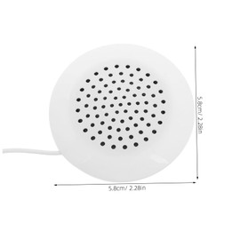 TEHAUX 2Pcs Mini Pillow Speaker for Sleeping Portable Audio Device with Jack for Tablets and Phones for Travel and Music Enjoyment