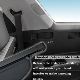 Vesul Retractable Cargo Cover Waterproof Cargo Shade Compatible with Hyundai Palisade 2024 2023 2022 2021 2020 Security Cover Shield Luggage Privacy Screen All Weather Protection