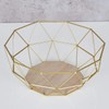 levandeo Metal Basket, Copper, 26 x 12 cm Modern, Wood,