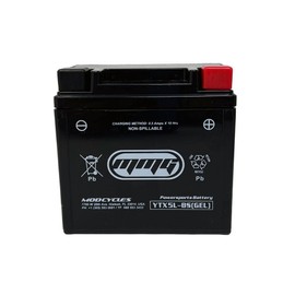 MMG YTX5L-BS Gel Cell Powersports Battery, Factory Sealed, High Performance Powersports, Compatible with YTX5L-BS PTX5L-BS CTX5L-BS