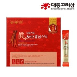 Daedong Korean Ginseng, directly managed by the head office, fills my body with 6-year-old red ginseng sticks 10g x 50 packs (1 box) + health functions / 본사직영 대동고려삼 내몸가득 진 6년근 홍삼스틱 10g x 50포 (1박스)+ 건강기능